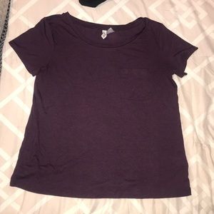 Plum colored t-shirt